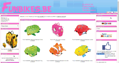 Desktop Screenshot of funbikes.be